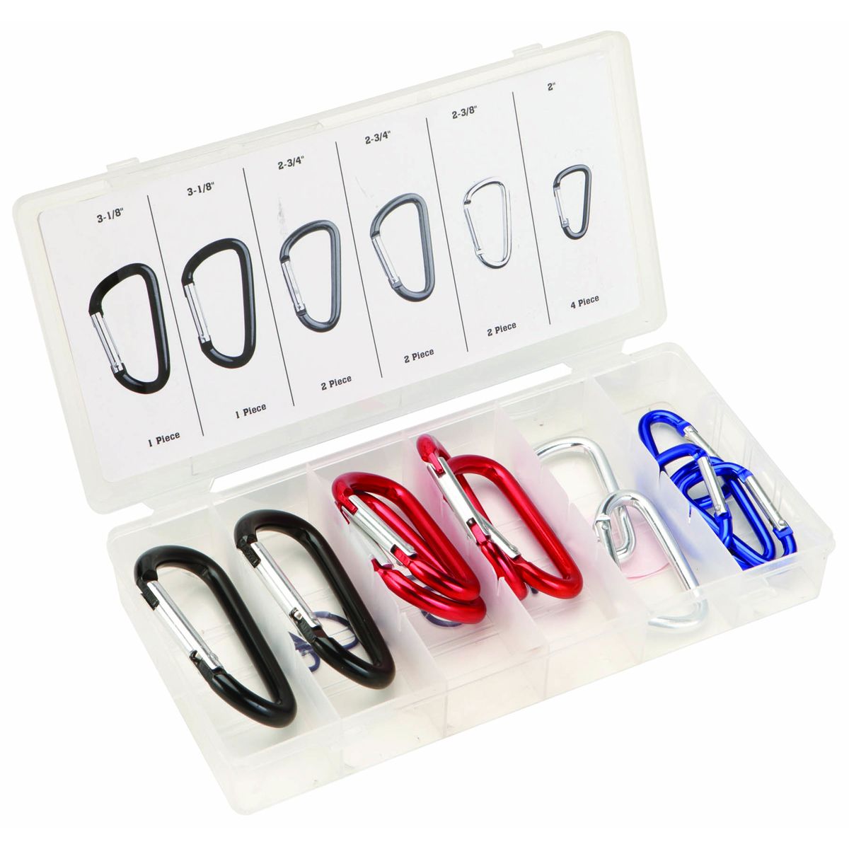 STOREHOUSE Snap Clip Fastener Set, 12 Piece