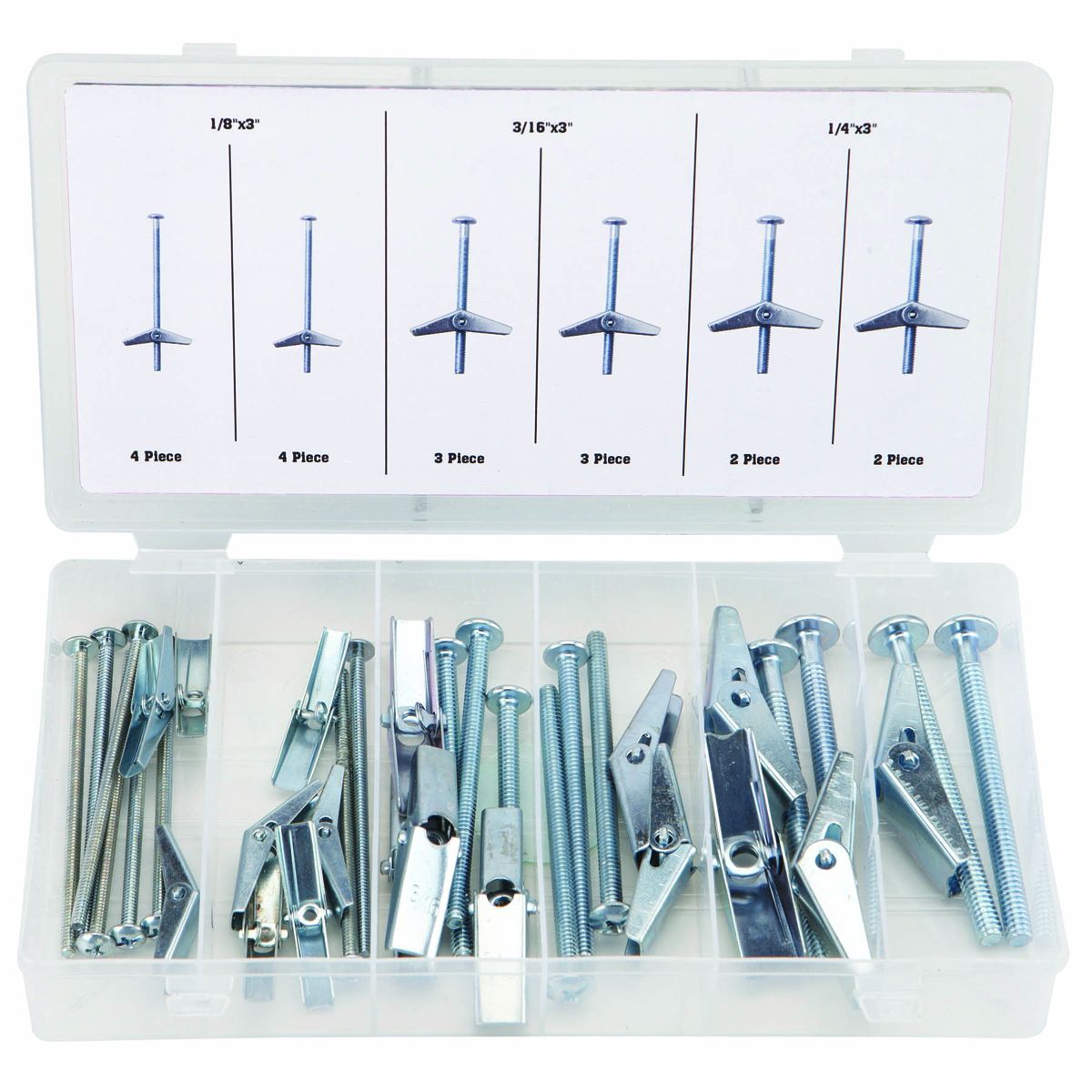 STOREHOUSE 18 Piece Toggle Bolt Assortment