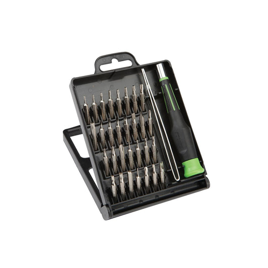 Precision Screwdriver Set with Tweezers, 32 Piece PITTSBURGH Precision Screwdriver Set with Tweezers, 32 Piece